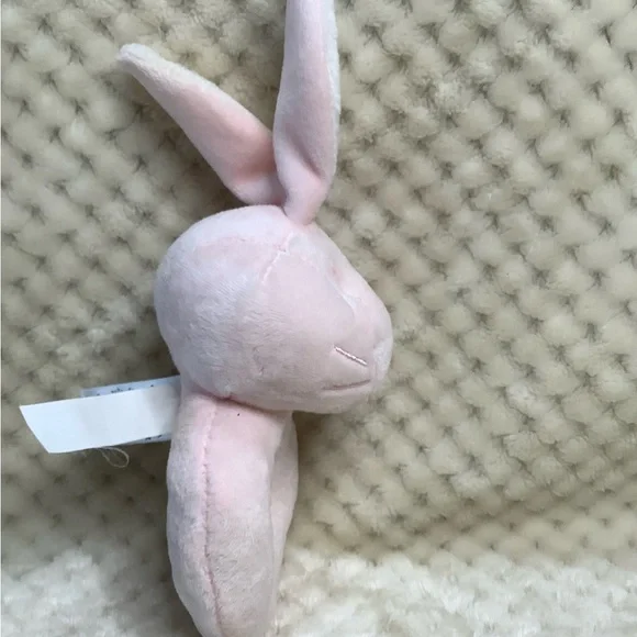 George Pink Bunny Rattle - Picture 3 of 6